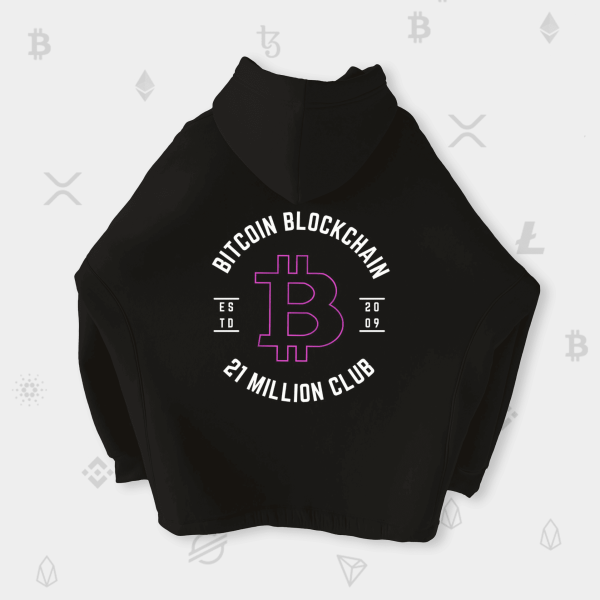 Оверсайз худі BITCOIN BLOCKCHAIN