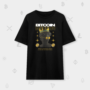 Класична футболка Bitcoin Crown