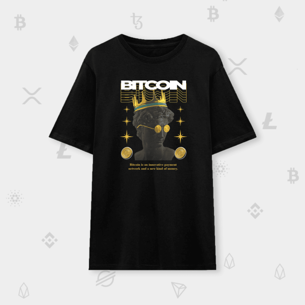 Класична футболка Bitcoin Crown
