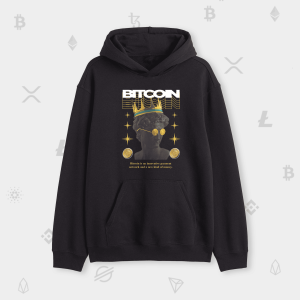 Класичний худі Bitcoin Crown