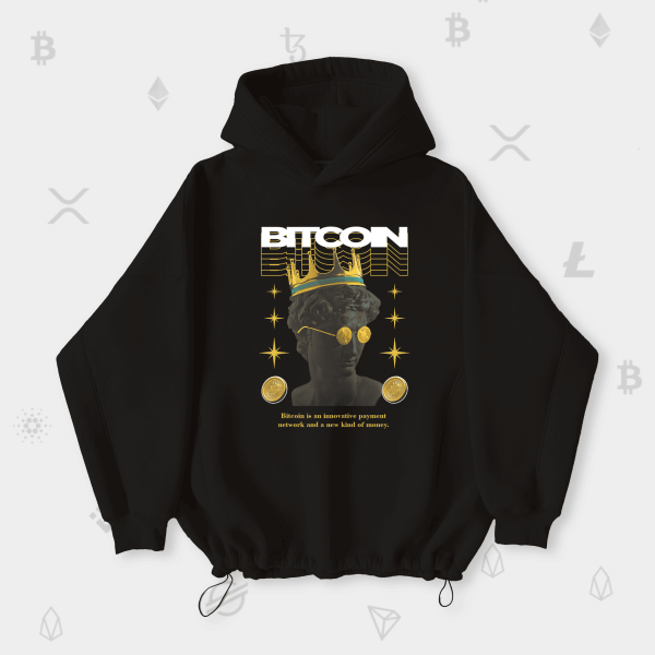 Оверсайз худі BITCOIN Crown
