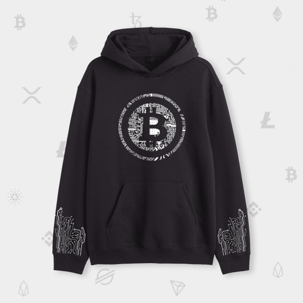 Класичний худі Bitcoin Мікросхема