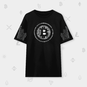 Класична футболка Bitcoin Мікросхема