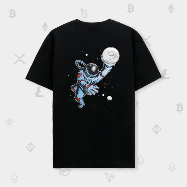 Класична футболка Bitcoin Moon