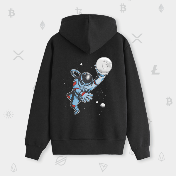 Класичний худі Bitcoin Moon