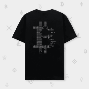 Класична футболка Bitcoin Dots