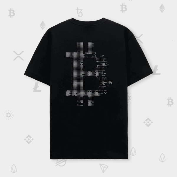 Класична футболка Bitcoin Dots