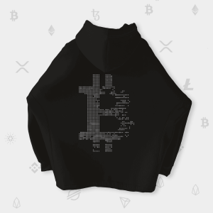 Оверсайз худі Bitcoin Dots