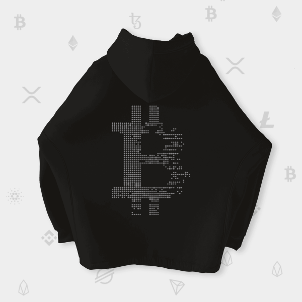 Оверсайз худі Bitcoin Dots