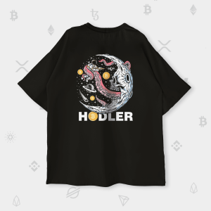 Оверсайз футболка HODLER MOON
