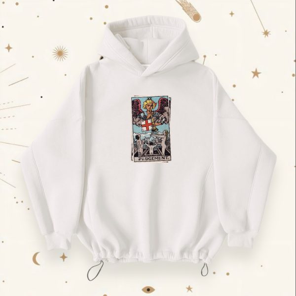 Оверсайз худі Judgement White