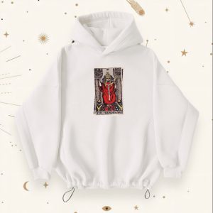 Оверсайз худі The Hierophant White