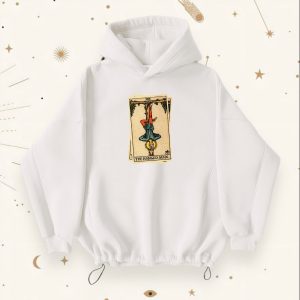 Оверсайз худі The Hanged Man White