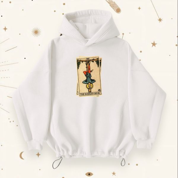 Оверсайз худі The Hanged Man White