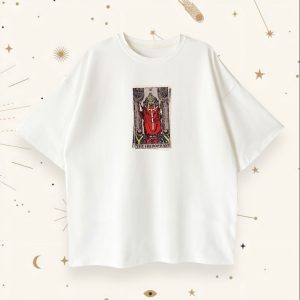 Оверсайз футболка The Hierophant White