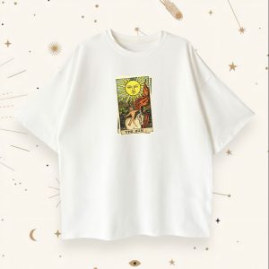 Оверсайз футболка The Sun White