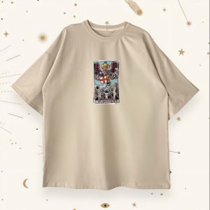Оверсайз футболка The Judgement Beige