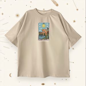 Оверсайз футболка The Star Beige