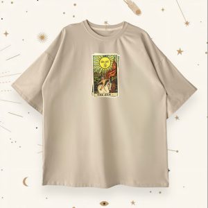 Оверсайз футболка The Sun Beige
