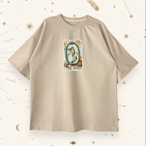 Оверсайз футболка The World Beige