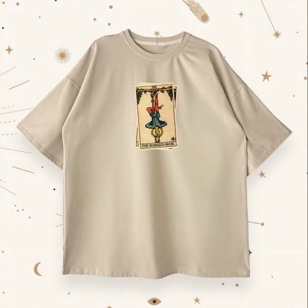 Оверсайз футболка The Hanged Man Beige