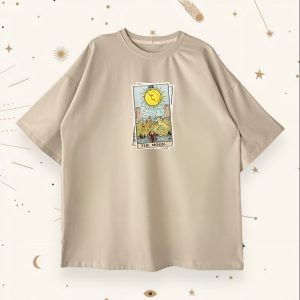 Оверсайз футболка The Moon Beige