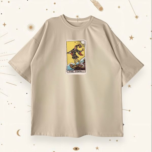 Оверсайз футболка The Fool Beige