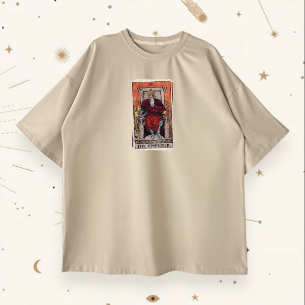 Оверсайз футболка The Emperor Beige
