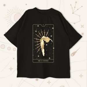 Оверсайз футболка Ten of Swords V2 Black
