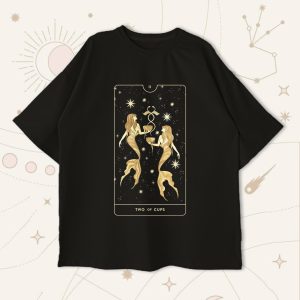 Оверсайз футболка Two of Cups V2 Black