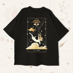 Оверсайз футболка The Tower V2 Black