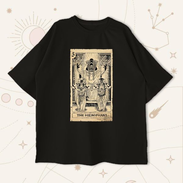 Оверсайз футболка The Hierophant Black
