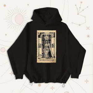 Оверсайз худі The High Priestess Black