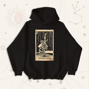 Оверсайз худі The Hanged Man Black