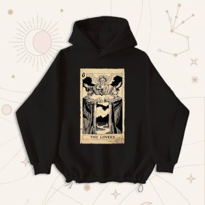 Оверсайз худі The Lovers Black