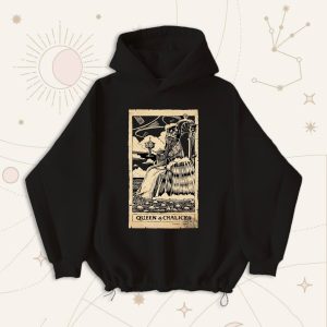 Оверсайз худі Queen of Chalices Black