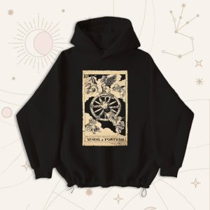 Оверсайз худі Wheel of Fortune Black