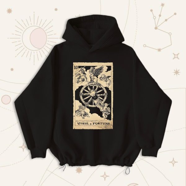 Оверсайз худі Wheel of Fortune Black