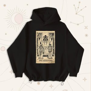 Оверсайз худі The Hierophant Black