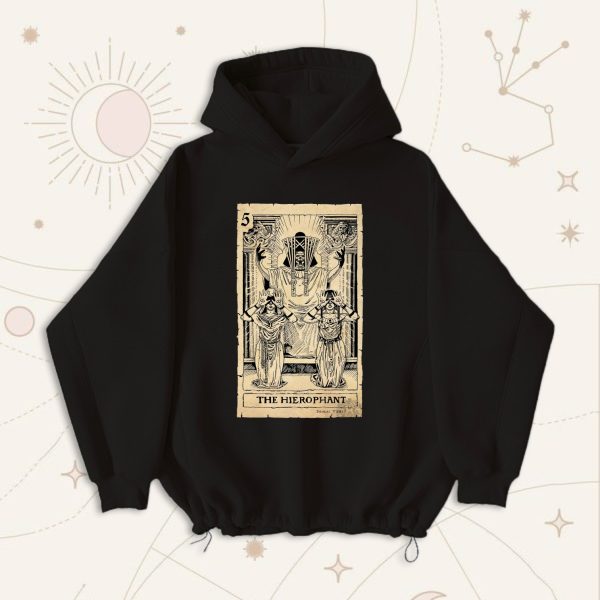 Оверсайз худі The Hierophant Black