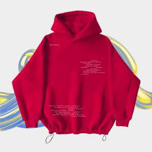 Оверсайз худі  Кохай  Red