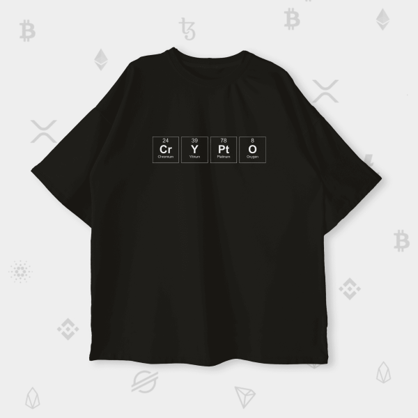 Оверсайз футболка CRYPTO Elements
