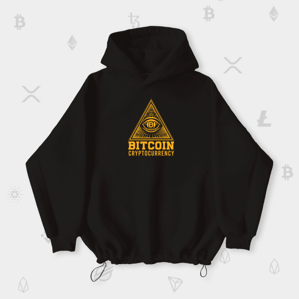 Оверсайз худі BITCOIN CRYPTOCURRENCY
