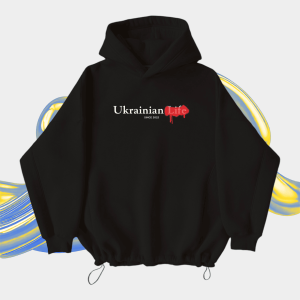 Оверсайз худі  Ukrainian Life  Black