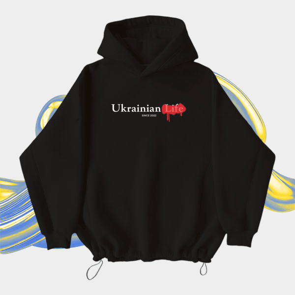 Оверсайз худі  Ukrainian Life  Black