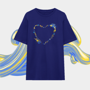 Футболка The Flower Heart  Blue